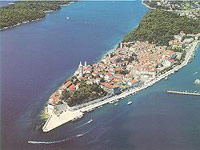 Insel Rab, Kroatien - Ferienwohnung von Privat - Banjol, Haus Mikelic - Ansicht Altstadt